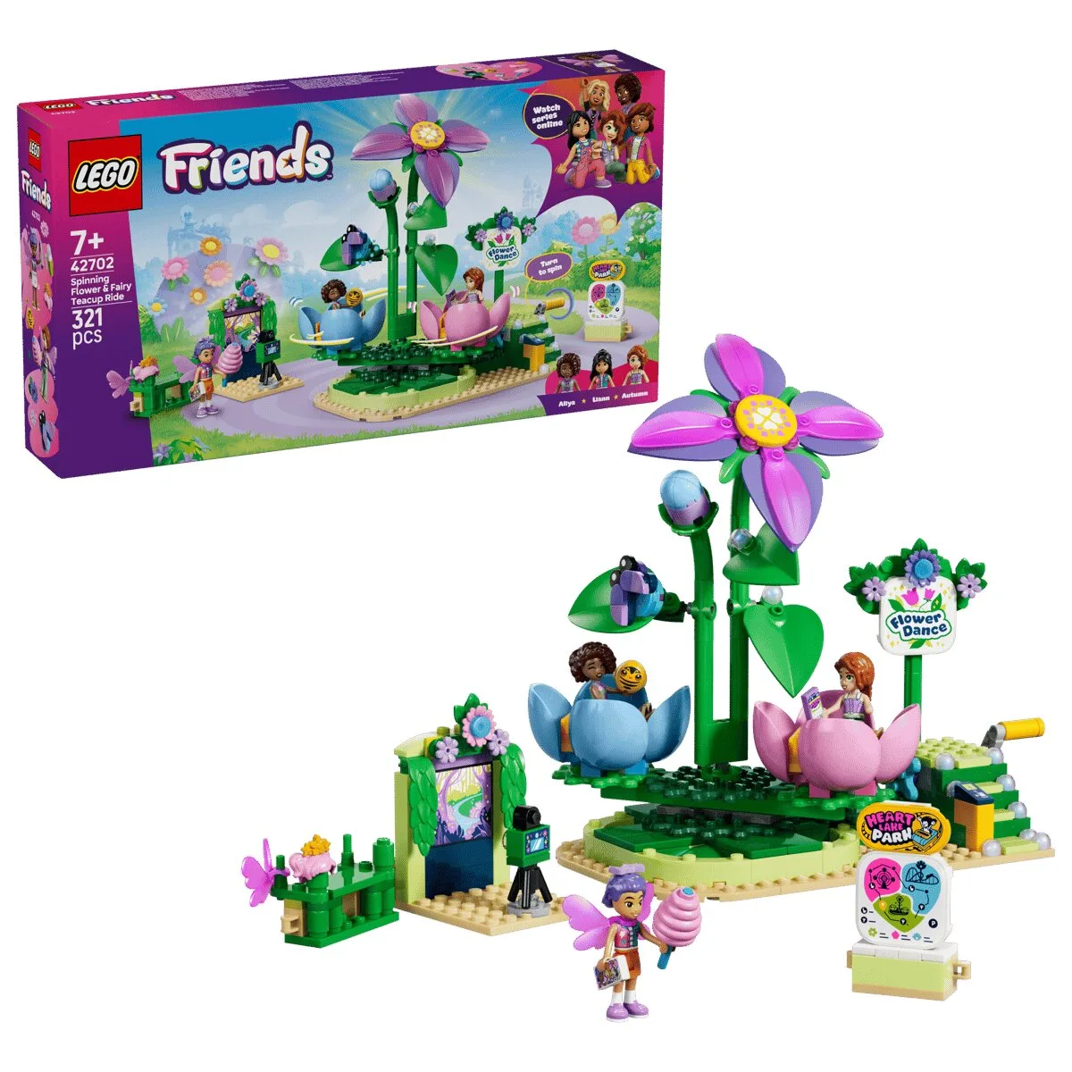 Конструктор LEGO Friends Карусель с цветами и чашками и сказочная фотобудка (42702) — фото 12
