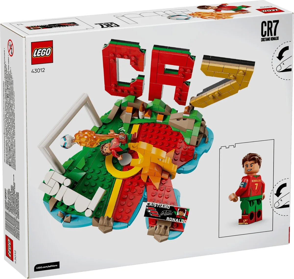 Конструктор LEGO Editions Криштиану Роналду — лучшие футбольные моменты (43012) — фото 10