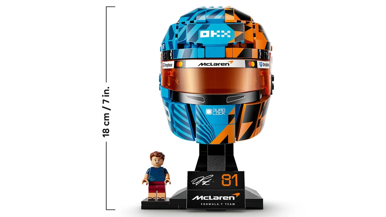 Конструктор LEGO Editions Formula 1 Шлем Оскара Пиастри McLaren (43017) — фото 3
