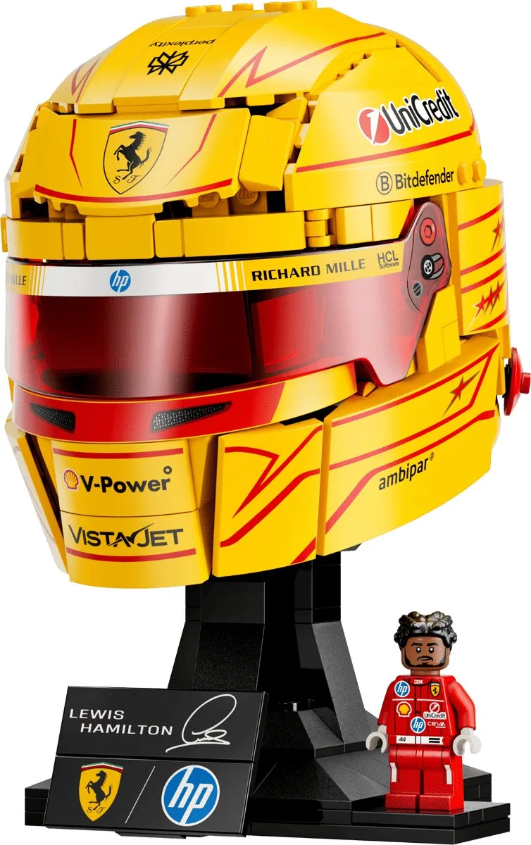 Конструктор LEGO Editions Formula 1 Шолом Льюїса Гамільтона Scuderia Ferrari HP (43022)