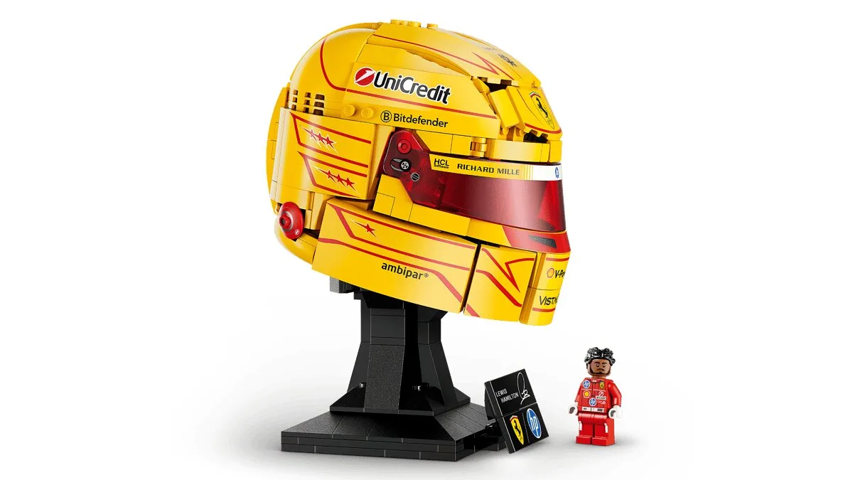 Конструктор LEGO Editions Formula 1 Шолом Льюїса Гамільтона Scuderia Ferrari HP (43022) — фото 3