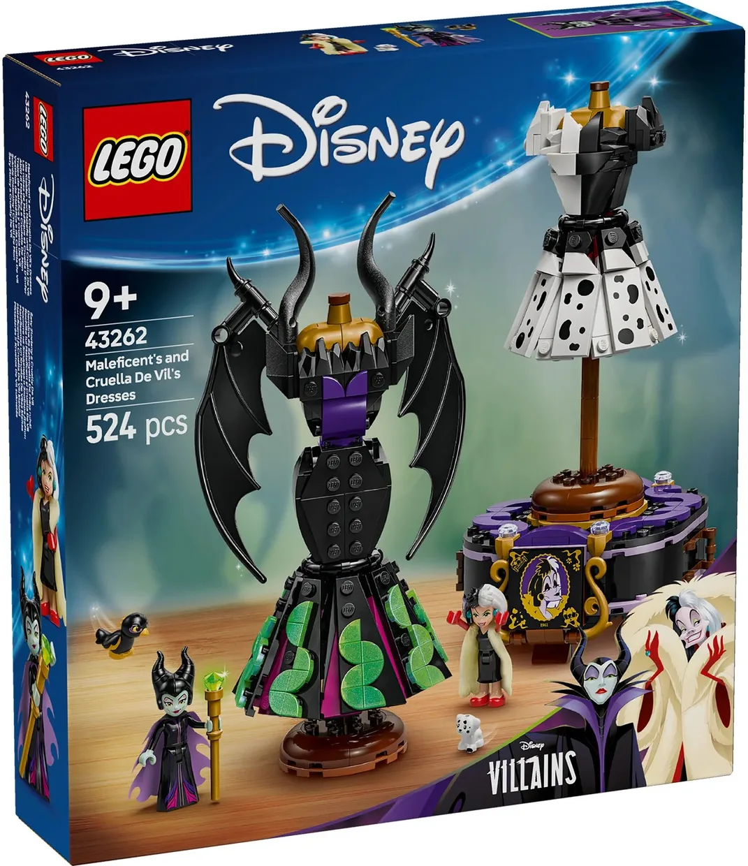 Конструктор LEGO Disney Платья Малефисенты и Круэллы де Виль (43262) — фото 5