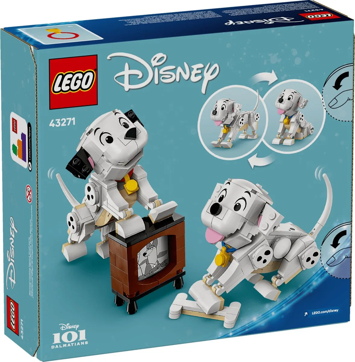 Конструктор LEGO Disney Цуценята Лакі та Пенні з «101 далматинця» (43271) — фото 9