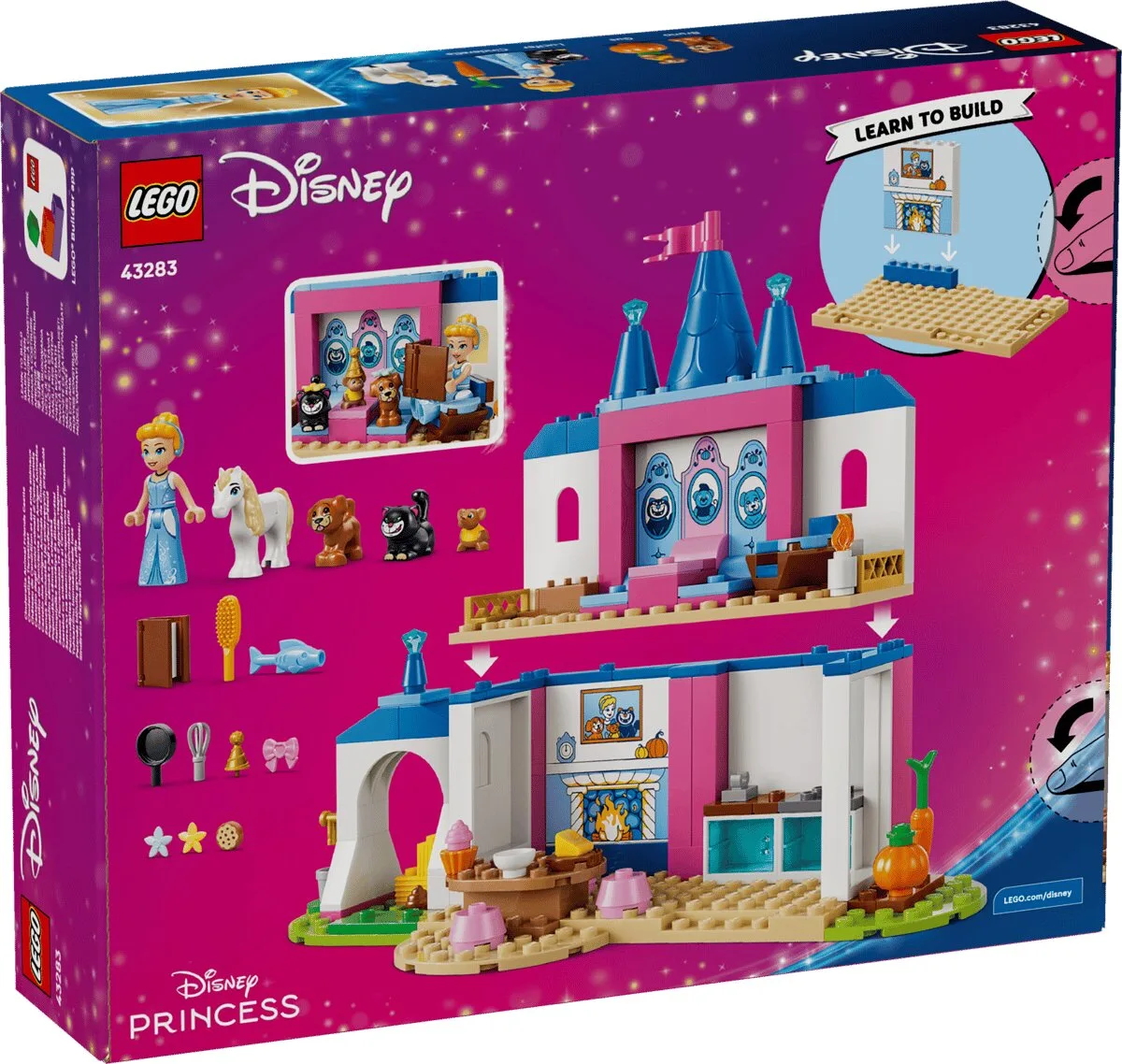 Конструктор LEGO Disney Princess Замок Золушки и её друзей-животных (43283) — фото 11