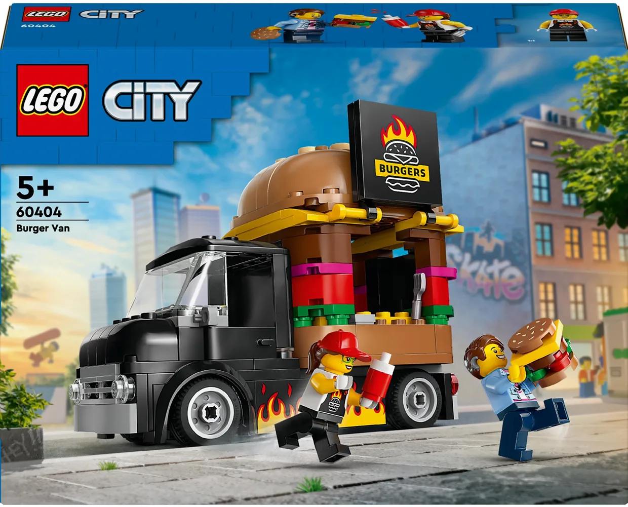 Конструктор LEGO City Грузовик с гамбургерами (60404) — фото 6