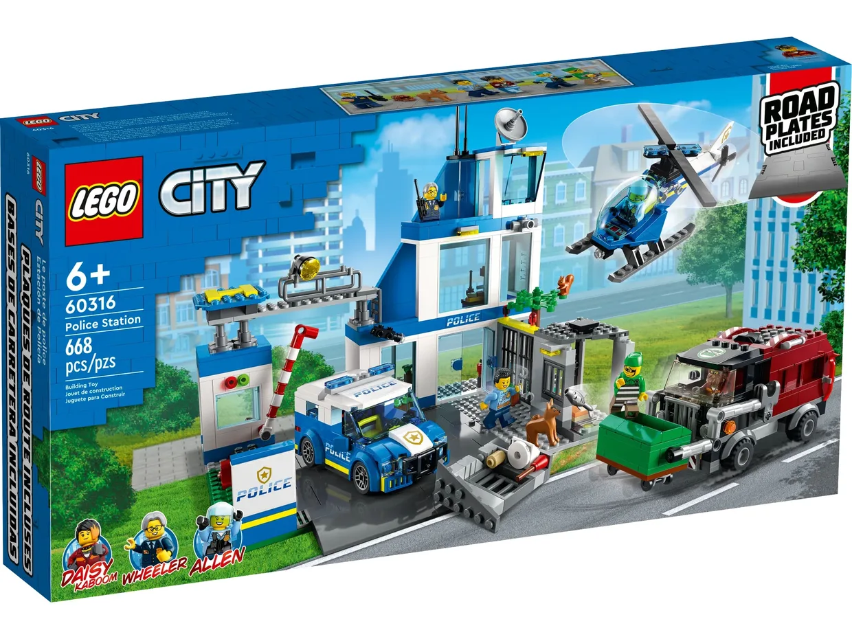 Конструктор LEGO City Полицейский участок (60316) — фото 9