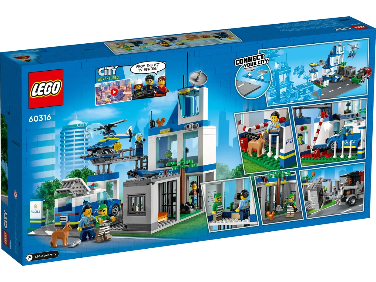 Конструктор LEGO City Полицейский участок (60316) — фото 10