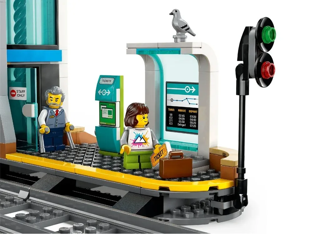 Конструктор LEGO City Центральный железнодорожный вокзал (60469) — фото 6