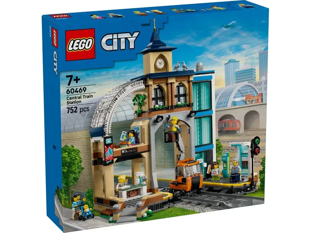 Конструктор LEGO City Центральный железнодорожный вокзал (60469) — фото 9