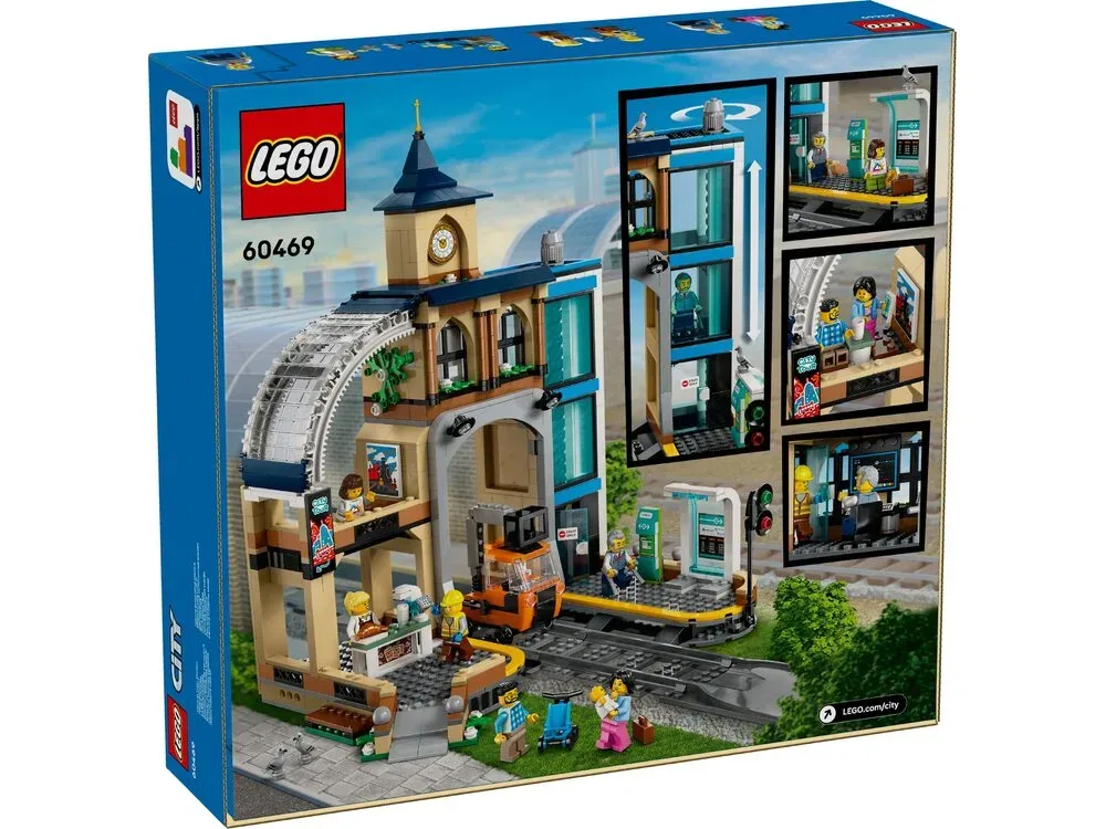 Конструктор LEGO City Центральный железнодорожный вокзал (60469) — фото 10