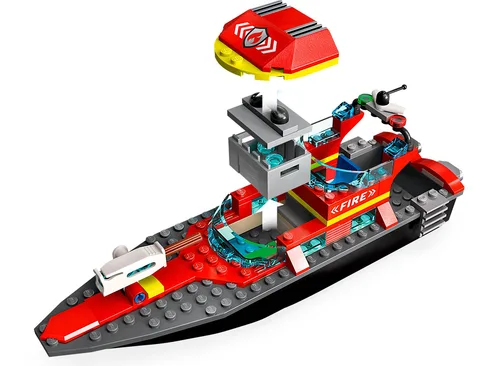 Конструктор LEGO City Пожежний рятувальний човен (60373)