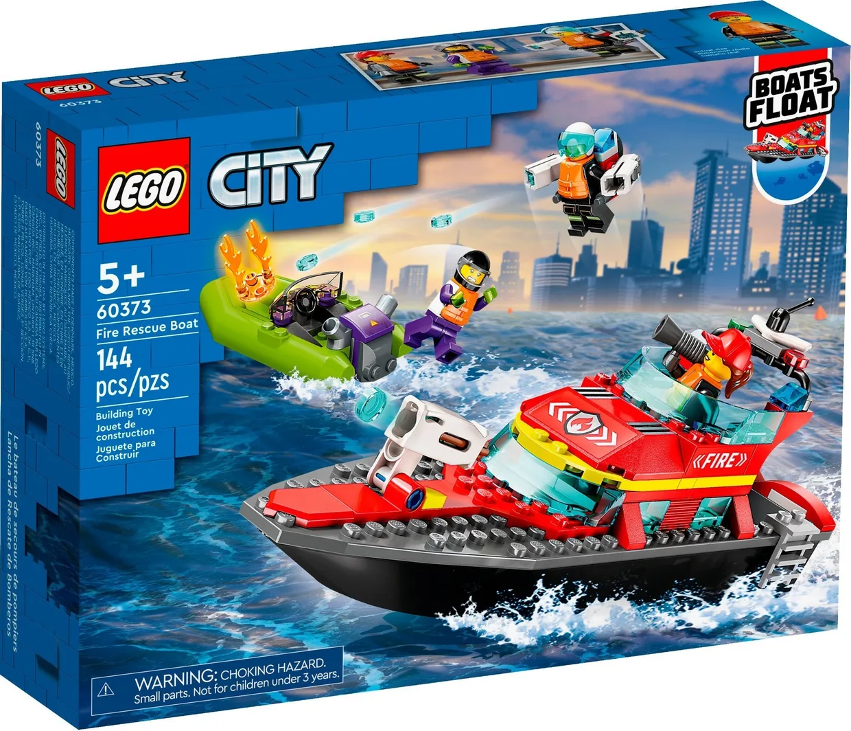 Конструктор LEGO City Пожарный спасательный катер (60373) — фото 9