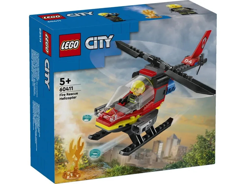 Конструктор LEGO City Пожежний рятувальний гелікоптер (60411) — фото 8
