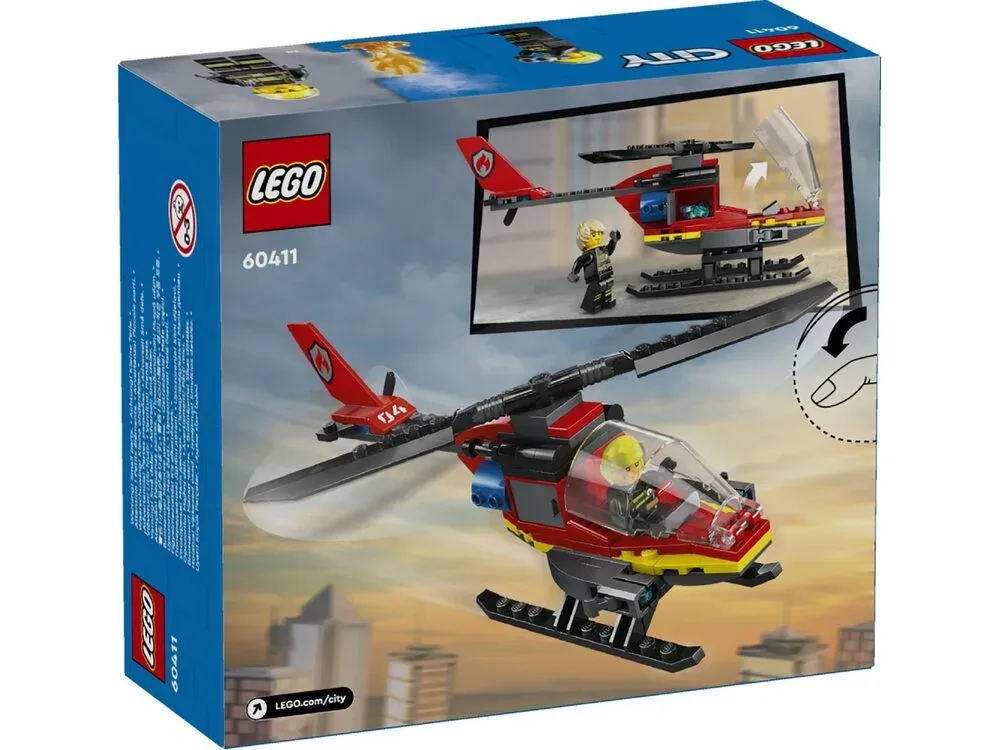 Конструктор LEGO City Пожежний рятувальний гелікоптер (60411) — фото 9