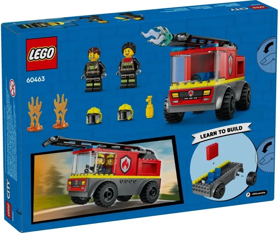 Конструктор LEGO City Пожарная машина с лестницей (60463) — фото 7