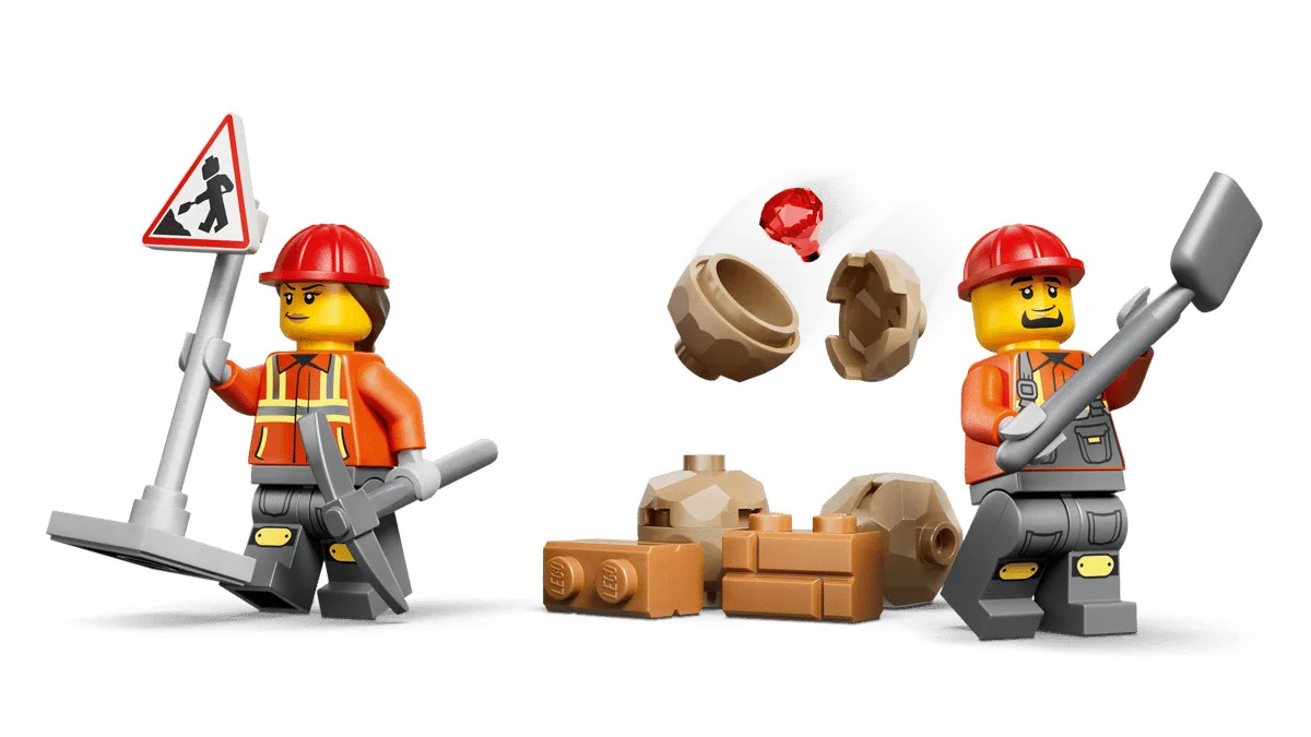 Конструктор LEGO City Жовтий екскаватор-навантажувач (60480) — фото 5