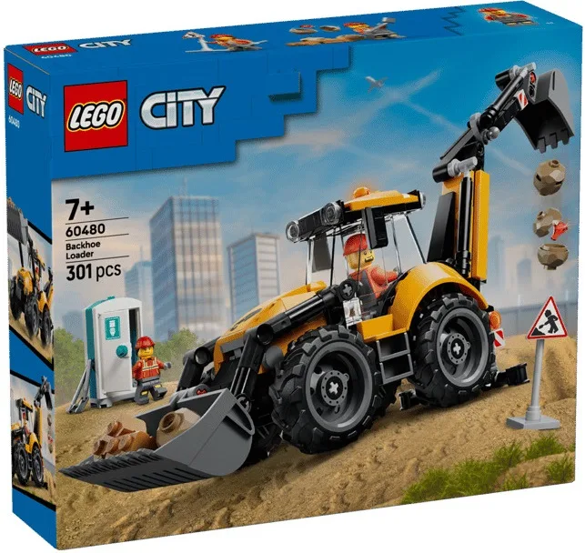 Конструктор LEGO City Жовтий екскаватор-навантажувач (60480) — фото 12