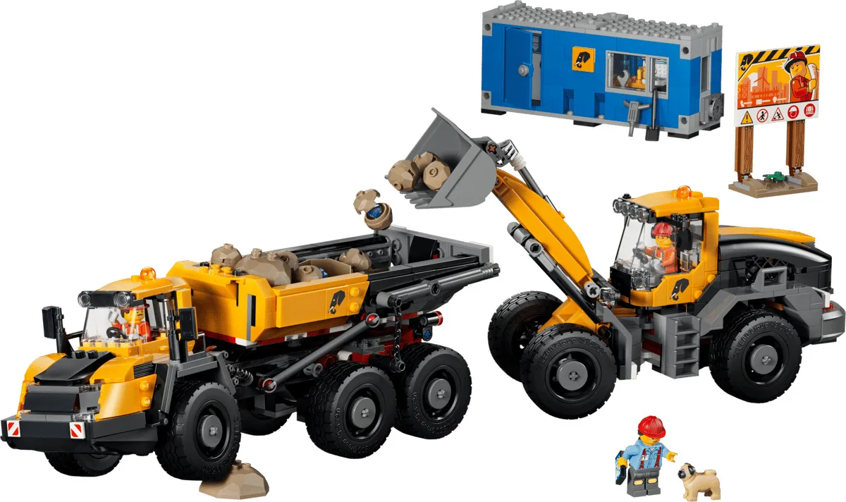 Конструктор LEGO City Самосвал и фронтальный ковшовый погрузчик (60494)
