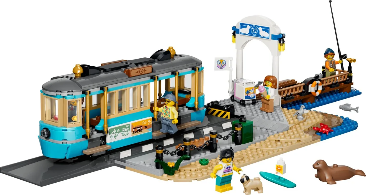 Конструктор LEGO City Классический пляжный трамвай (60506)