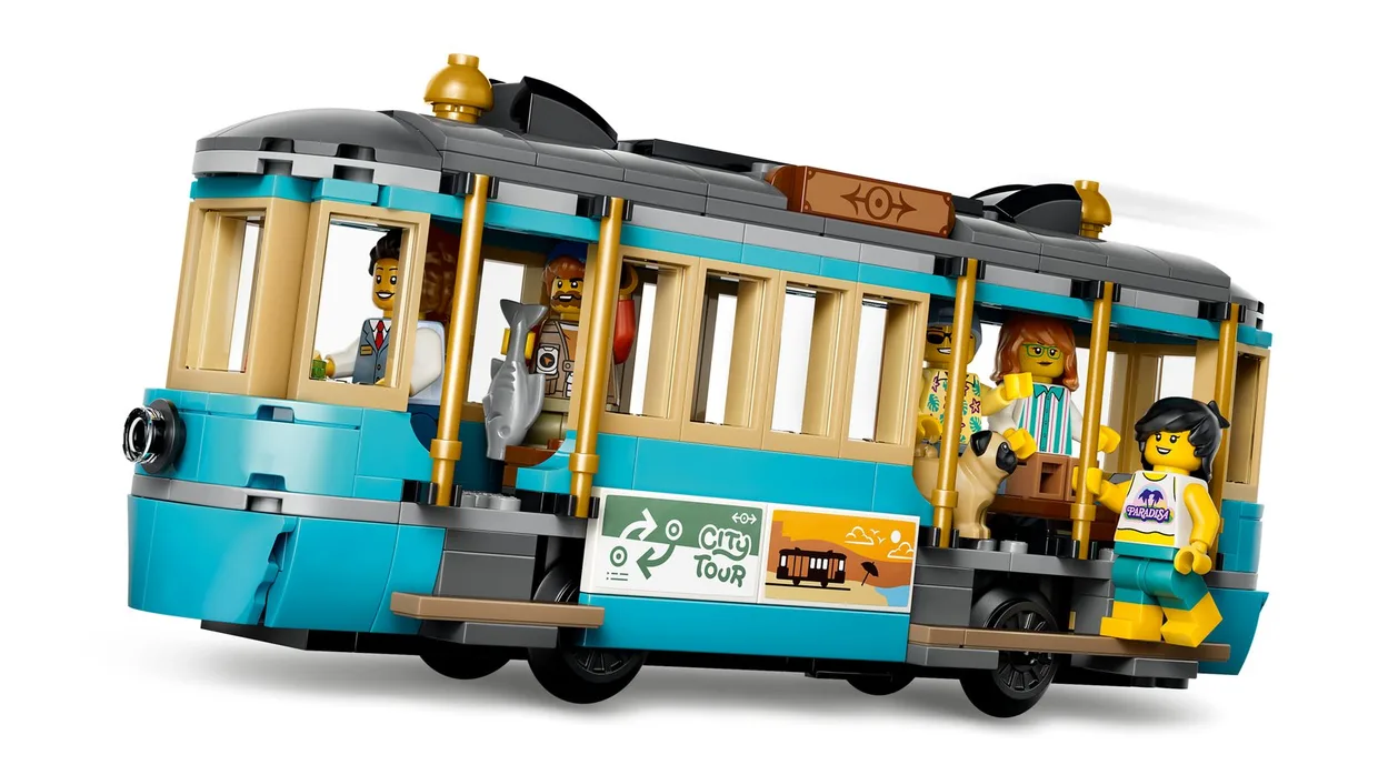 Конструктор LEGO City Классический пляжный трамвай (60506) — фото 3