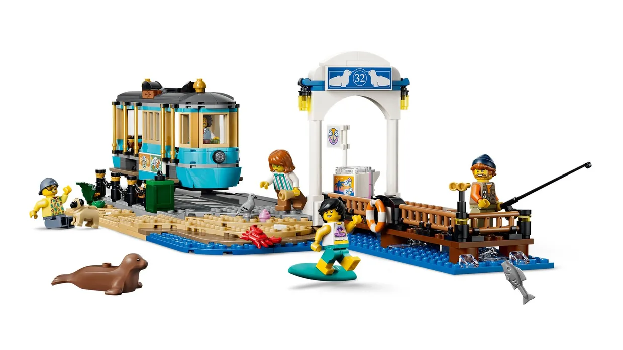 Конструктор LEGO City Классический пляжный трамвай (60506) — фото 4