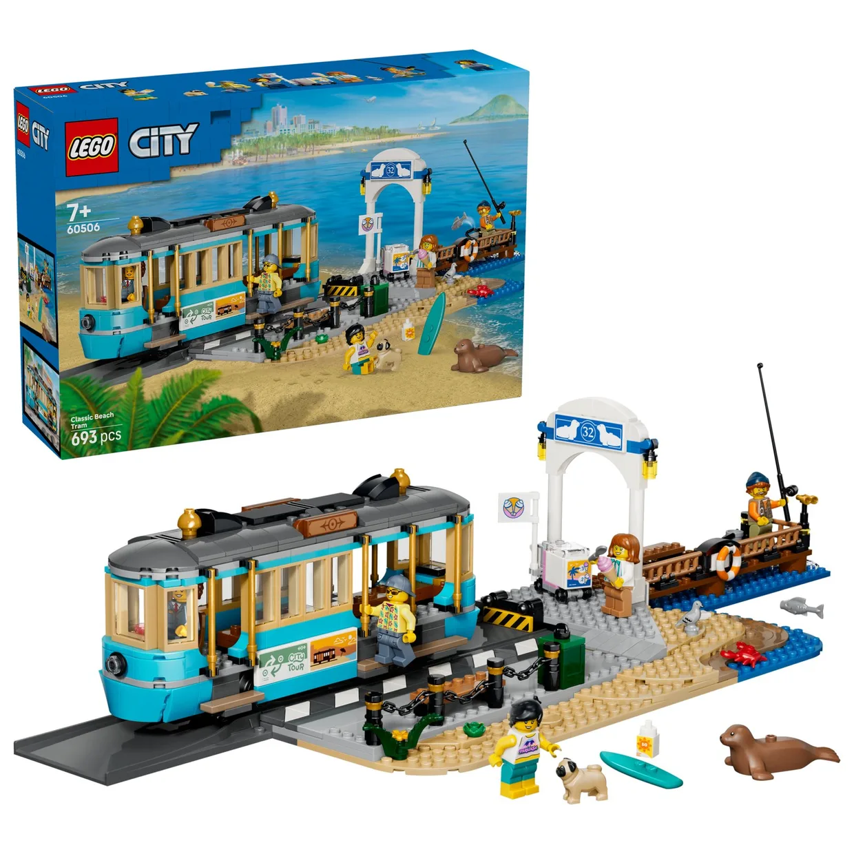 Конструктор LEGO City Классический пляжный трамвай (60506) — фото 10