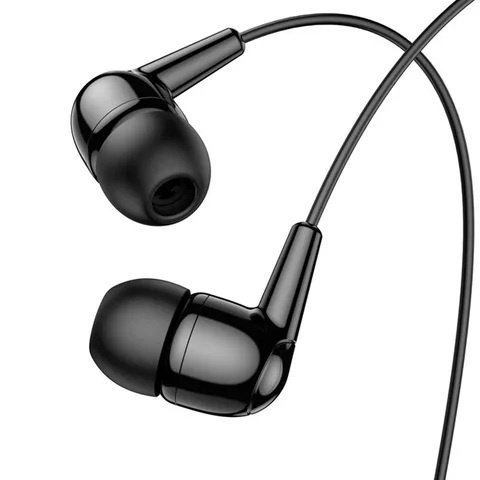 Наушники HOCO M97 Enjoy universal earphones with mic Black (6931474771780)