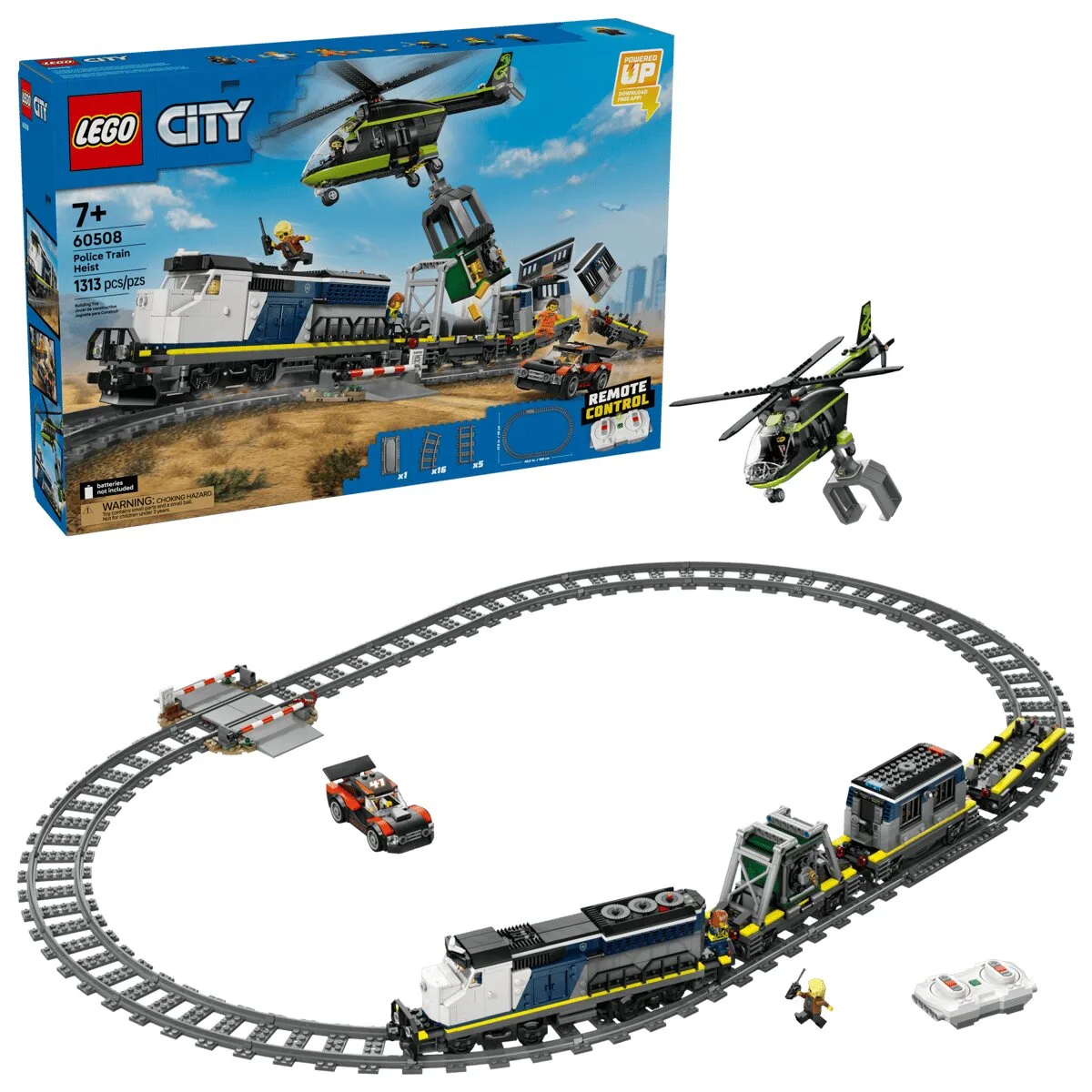 Конструктор LEGO City Ограбление полицейского поезда (60508) — фото 12