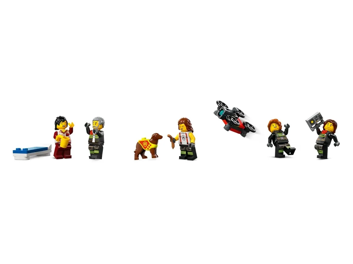 Конструктор LEGO City Пожарное депо с пожарной машиной (60414) — фото 6