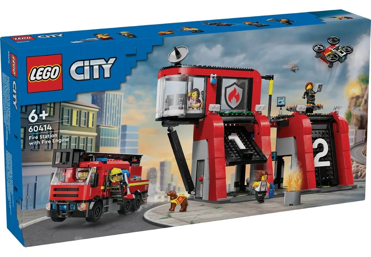 Конструктор LEGO City Пожарное депо с пожарной машиной (60414) — фото 9