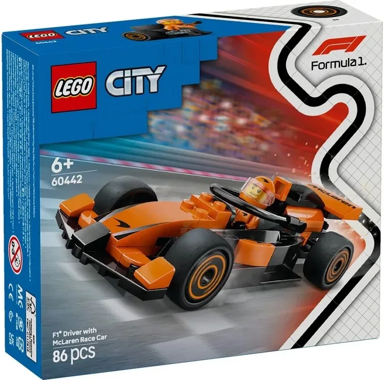 Конструктор LEGO City Пілот F1 з гоночним автомобілем McLaren (60442) — фото 7