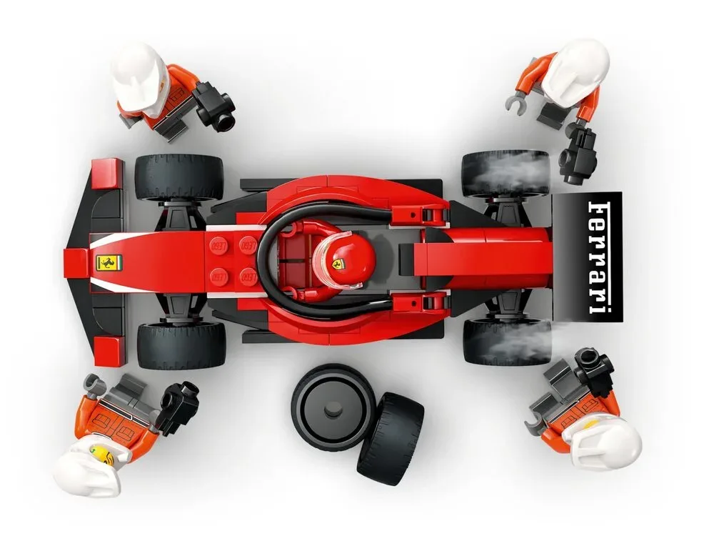 Конструктор LEGO City Піт-стоп і піт-екіпаж F1 з болідом Ferrari (60443) — фото 6