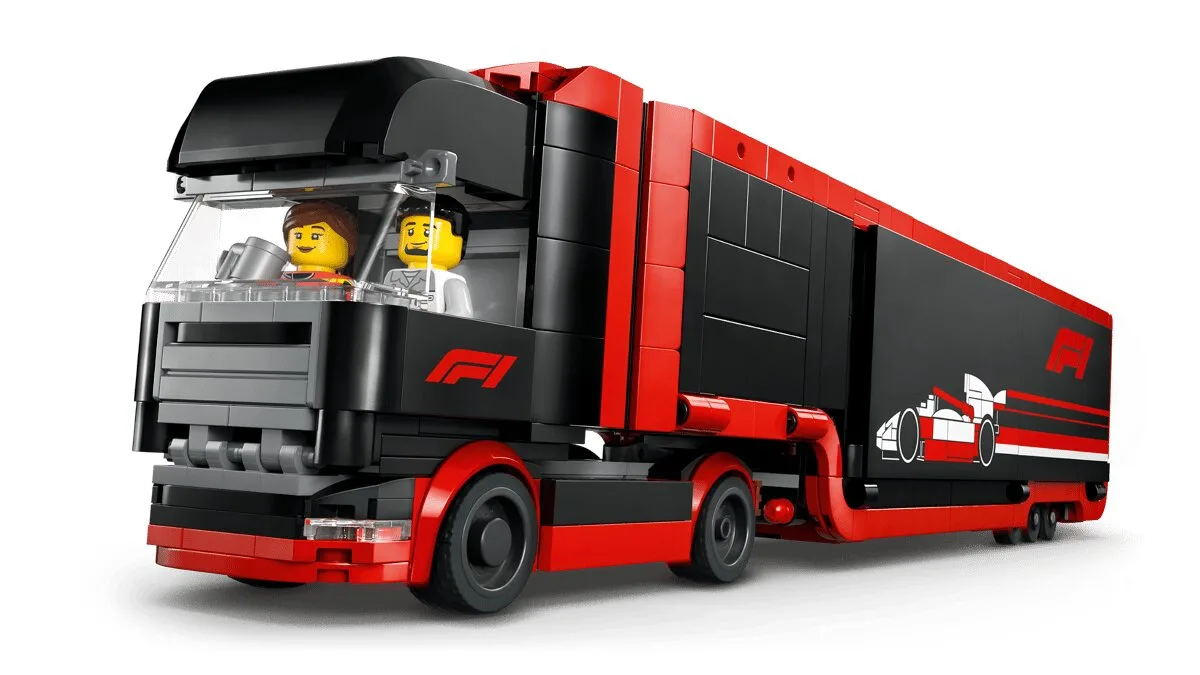 Конструктор LEGO City Грузовик F1 с болидами RB20 и AMR24 (60445)