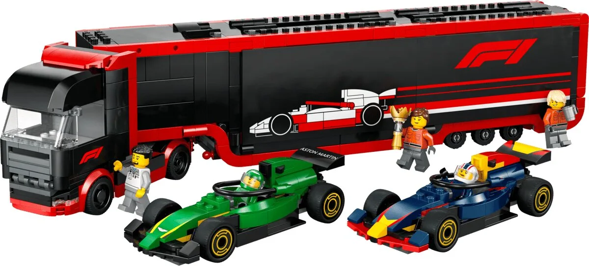 Конструктор LEGO City Грузовик F1 с болидами RB20 и AMR24 (60445) — фото 2