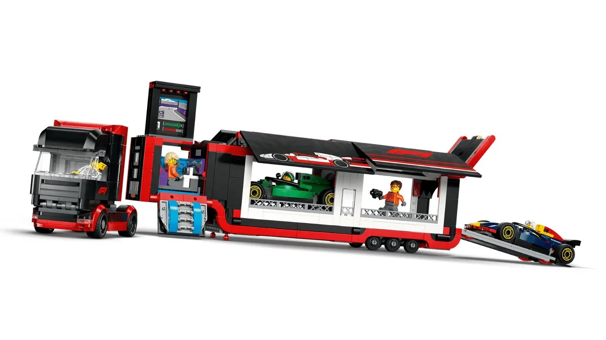 Конструктор LEGO City Грузовик F1 с болидами RB20 и AMR24 (60445) — фото 3