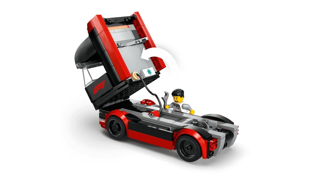 Конструктор LEGO City Грузовик F1 с болидами RB20 и AMR24 (60445) — фото 8