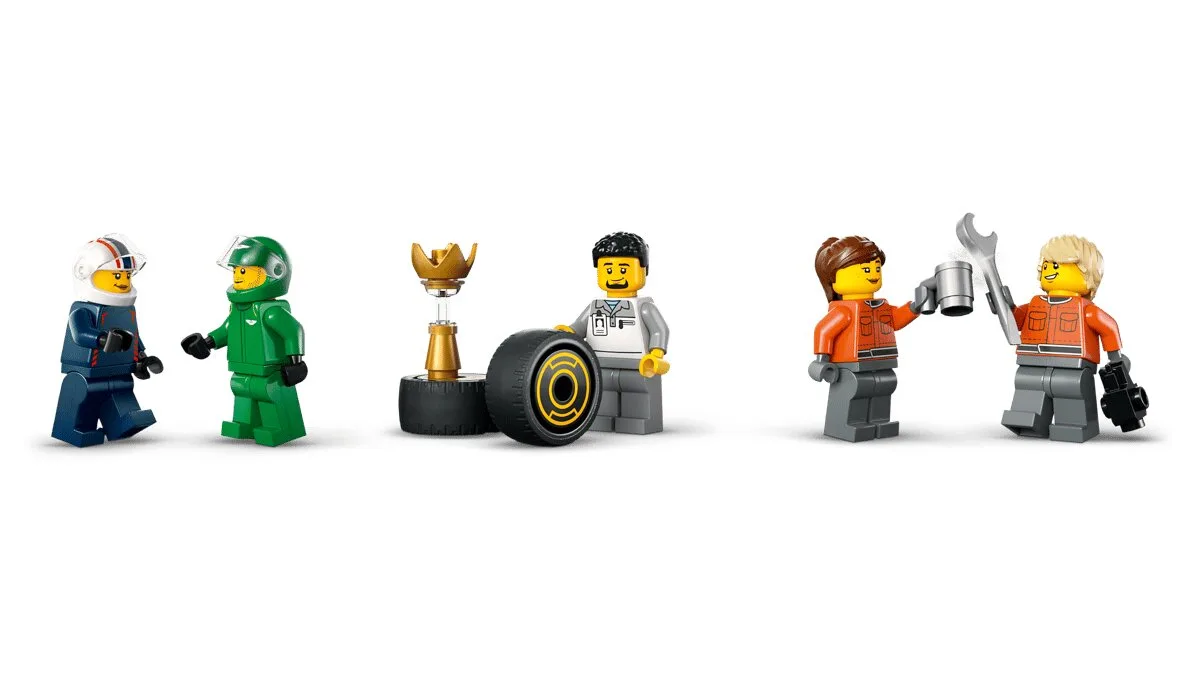 Конструктор LEGO City Грузовик F1 с болидами RB20 и AMR24 (60445) — фото 10
