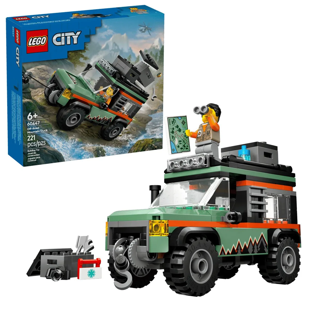 Конструктор LEGO City Внедорожный горный грузовик 4x4 (60447) — фото 10