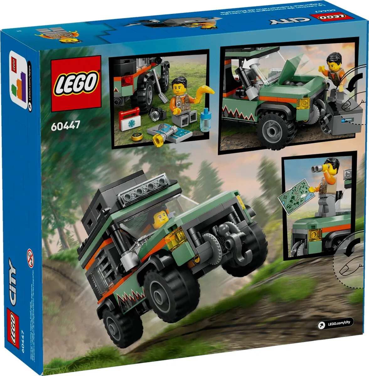 Конструктор LEGO City Внедорожный горный грузовик 4x4 (60447) — фото 11