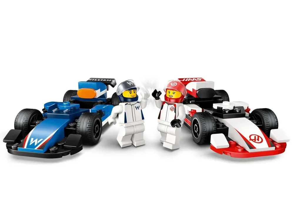 Конструктор LEGO City Болиды F1 Williams Racing и Haas F1 (60464)