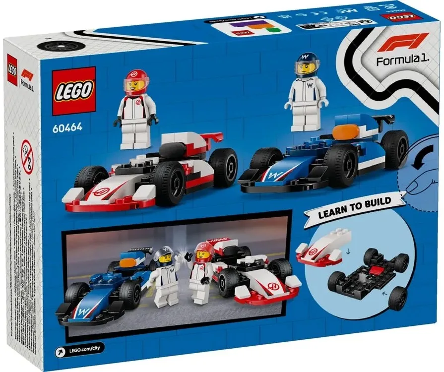 Конструктор LEGO City Болиды F1 Williams Racing и Haas F1 (60464) — фото 6