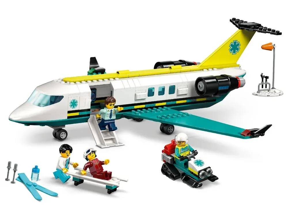 Конструктор LEGO City Самолёт скорой медицинской помощи (60465) — фото 4