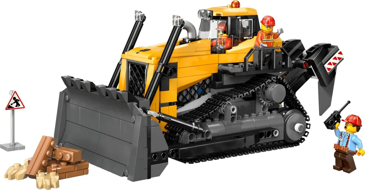 Конструктор LEGO City Жовтий бульдозер (60466)