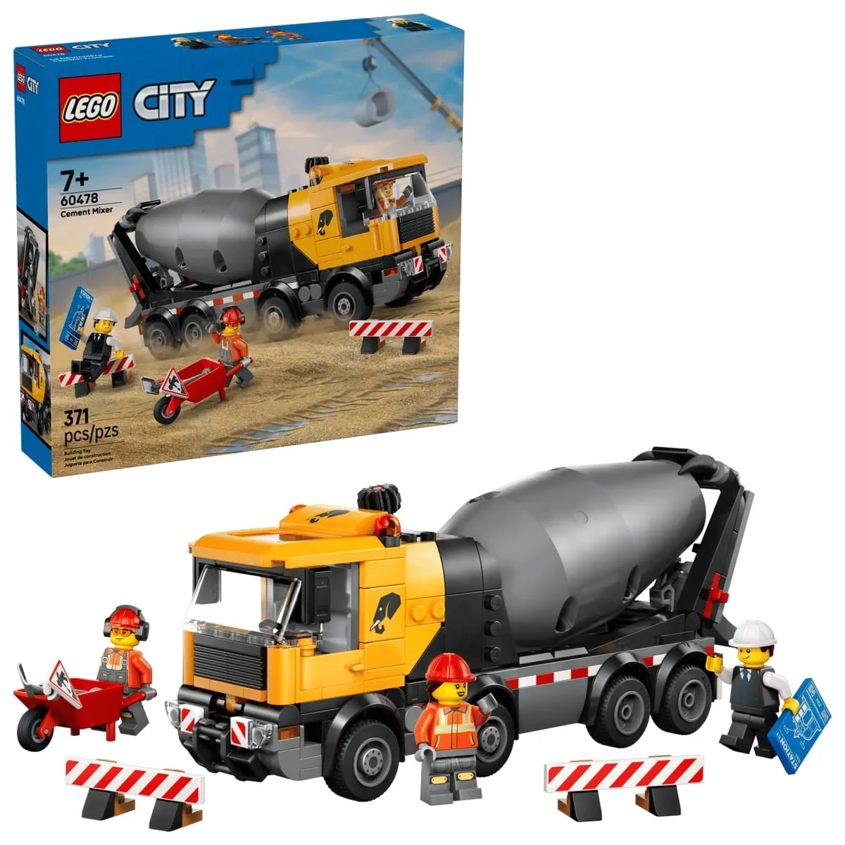 Конструктор LEGO City Бетонозмішувач (60478) — фото 10