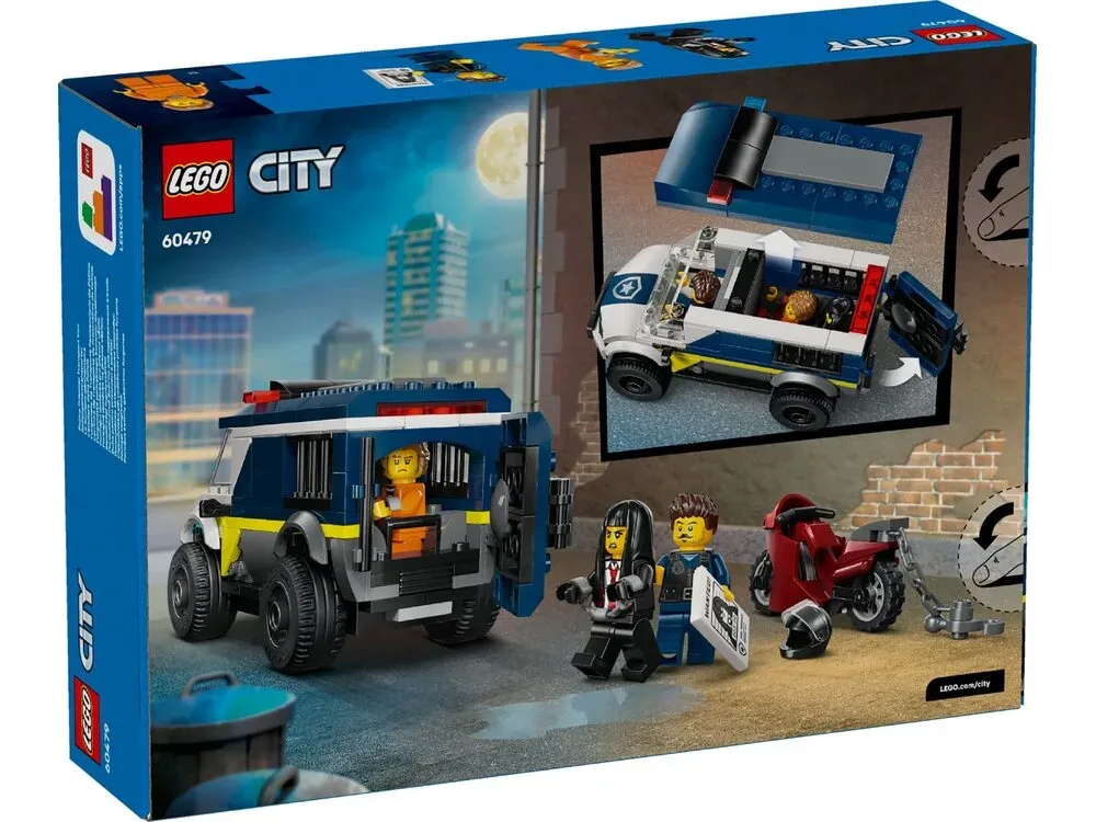 Конструктор LEGO City Полицейский фургон для перевозки заключённых (60479) — фото 8
