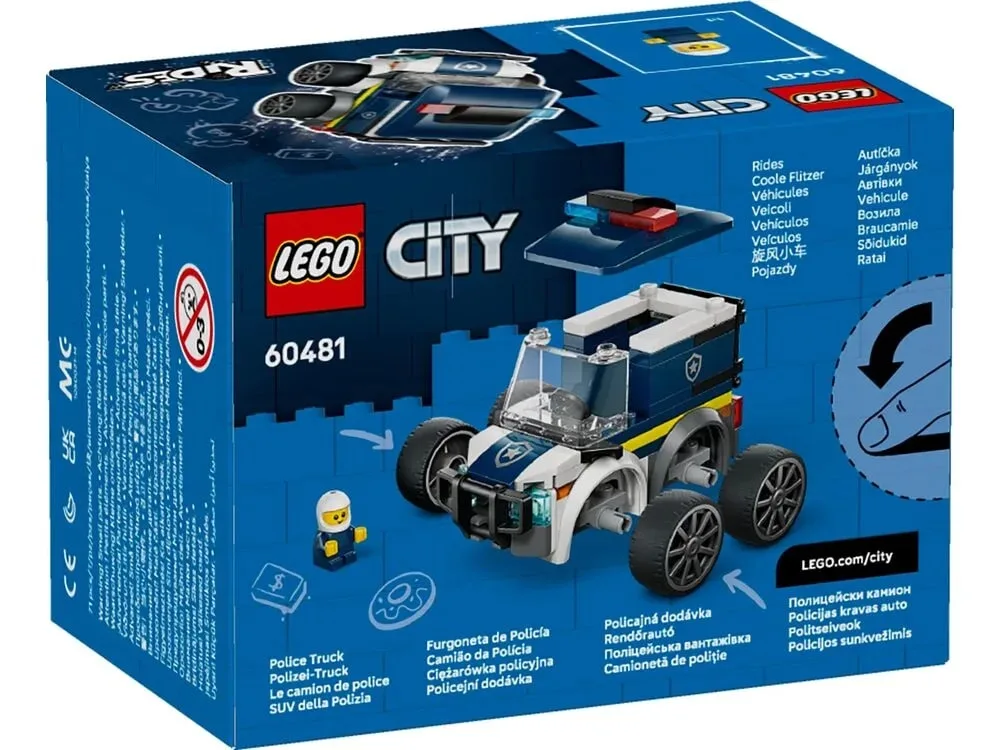 Конструктор LEGO City Машинки: полицейский грузовик (60481) — фото 8