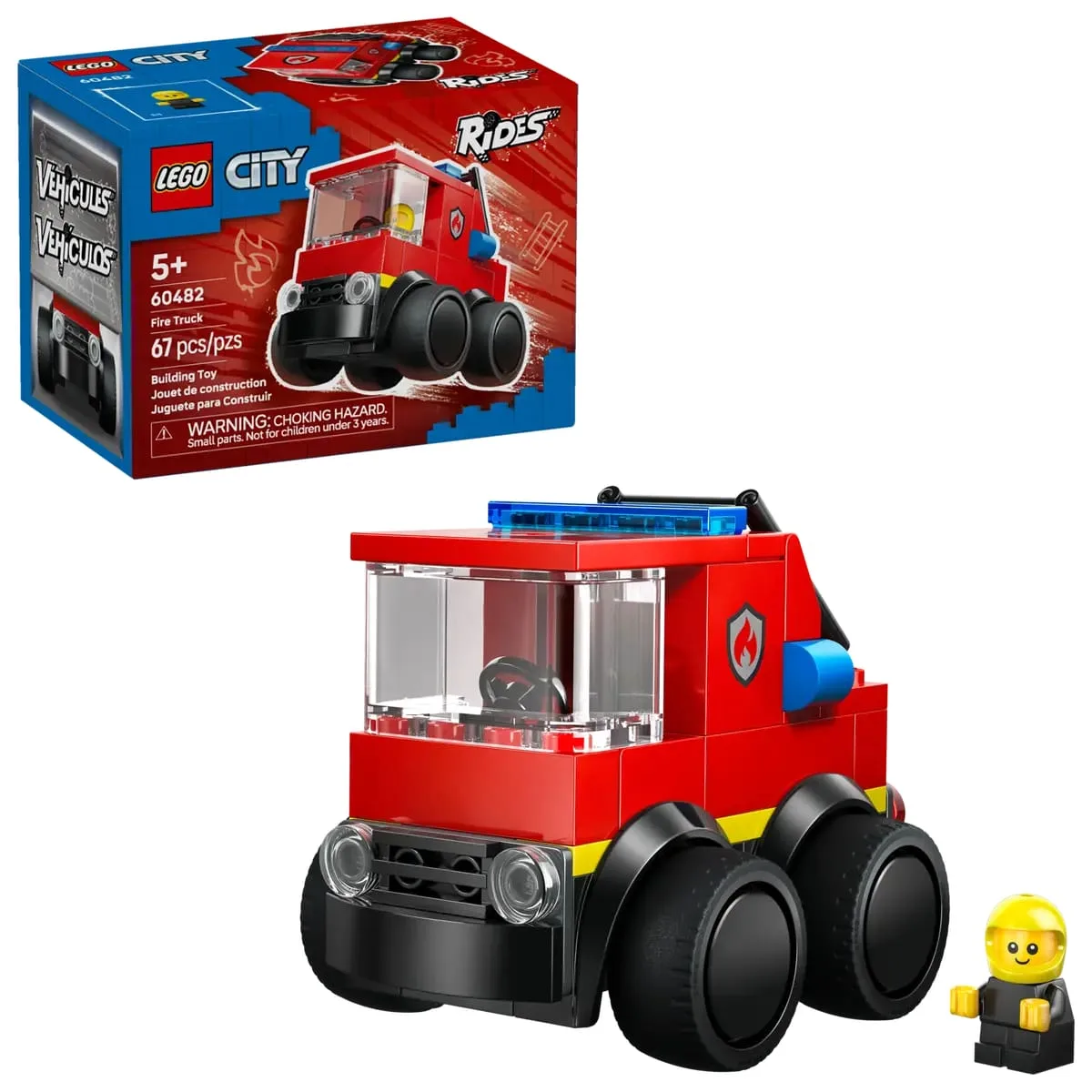 Конструктор LEGO City Машинки: пожарная машина (60482) — фото 7