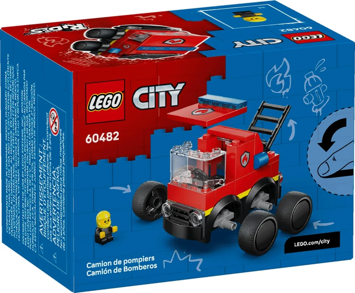 Конструктор LEGO City Машинки: пожарная машина (60482) — фото 9