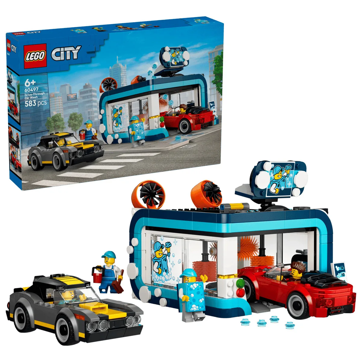 Конструктор LEGO City Туннельная автомойка (60497) — фото 10