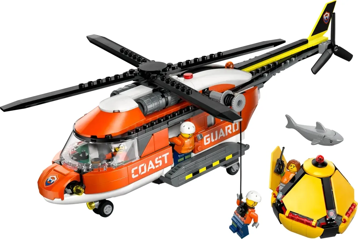 Конструктор LEGO City Вертолёт береговой охраны (60503)